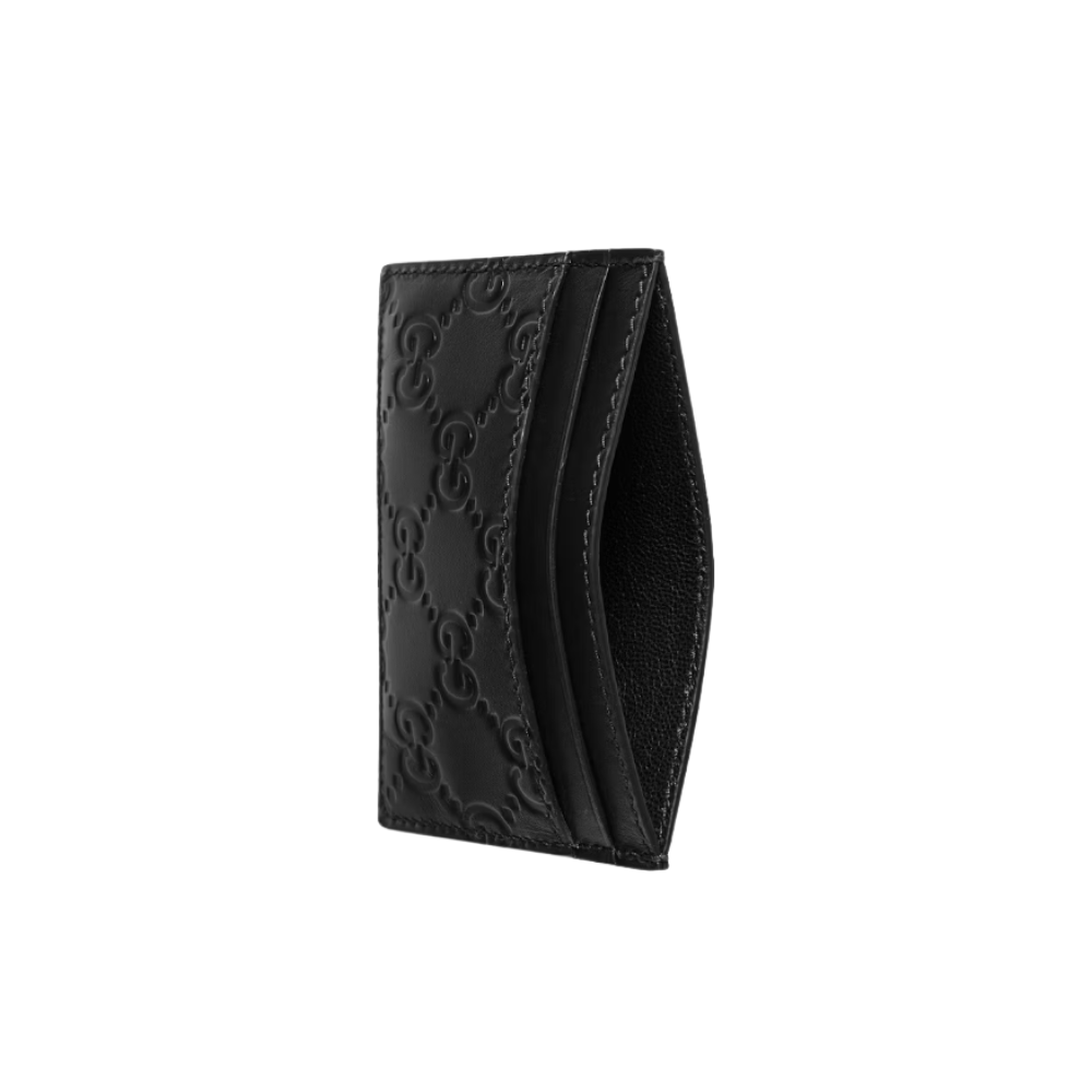 Gucci Micro Jumbo Black Red Green Leather Card Case Holder GG - Image 3